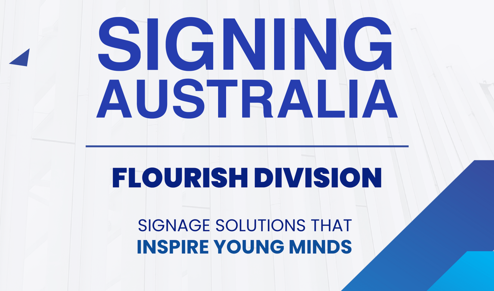 Signing Australia Flourish Division
