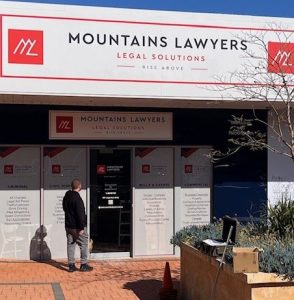 Business Signage Mandurah and Rockingham for Mountains Lawyers